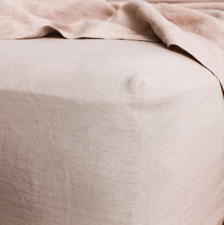 Linen Fitted Sheet (Double)