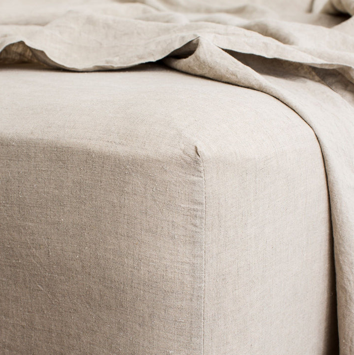 Linen Fitted Sheet (Double)