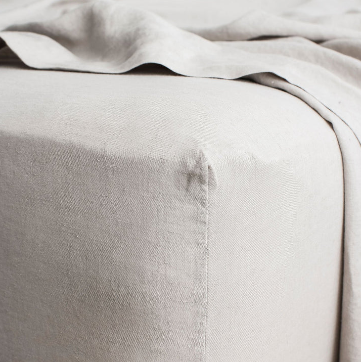 Linen Fitted Sheet (Double)